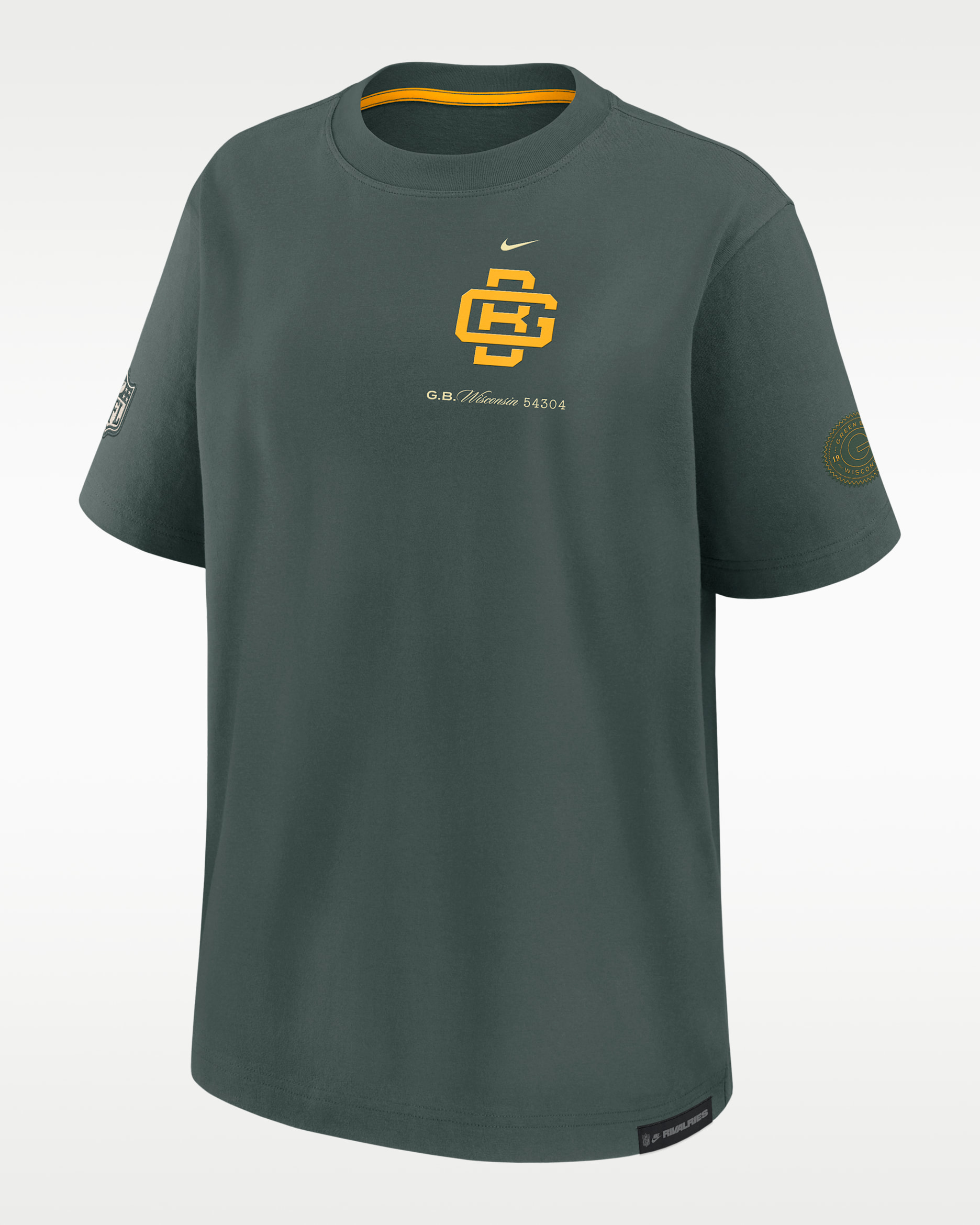 Green Bay Packers Rivalries Collection Essential Boyfriend Women's